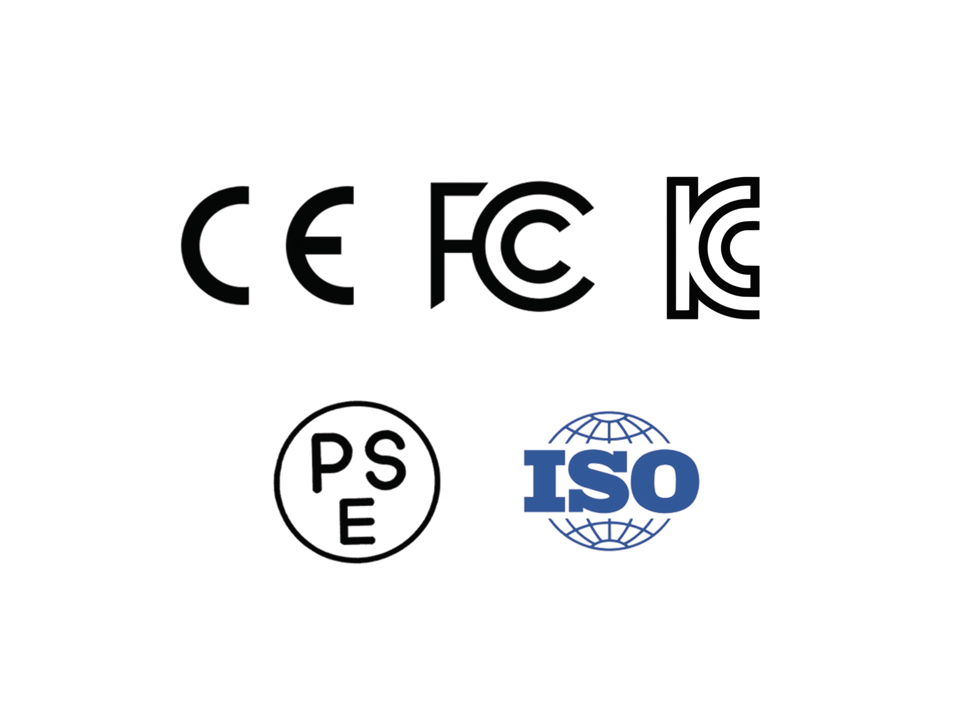 Certifications Fittrix : CE, FCC, KC, PSE et ISO Certifications Fittrix : CE, FCC, KC, PSE et ISO