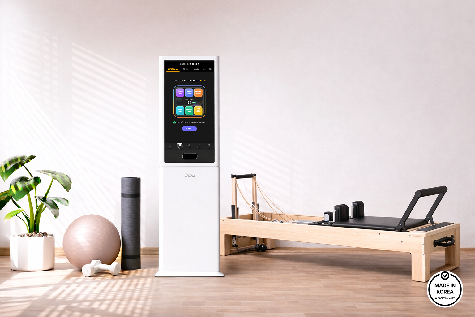 Fittrix Signature FX5 installé dans un studio Pilates Fittrix Signature FX5 installé dans un studio Pilates