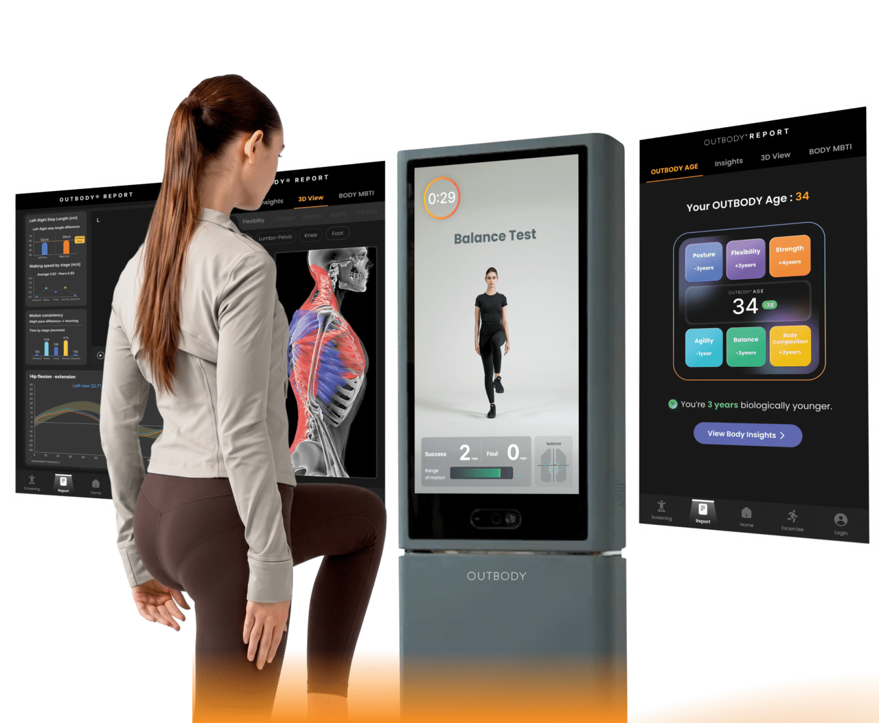 Station Fittrix et rapport IA OUTBODY Wellness : bilan corporel 360° Station Fittrix et rapport IA OUTBODY Wellness : bilan corporel 360°